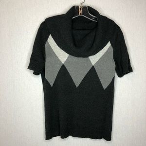 The Limited short sleeve cowl neck sweater